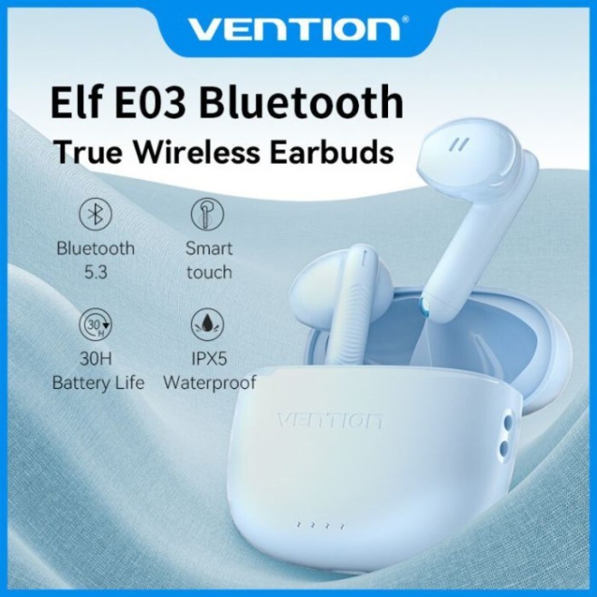 Навушники Vention Elf Earbuds E03 Blue (NBHS0) 98_98.jpg - фото 4