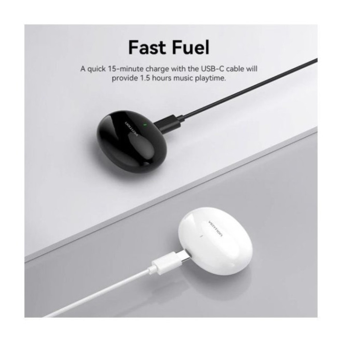 Наушники Vention Elf Earbuds E01 White (NBFW0) 98_98.jpg - фото 8