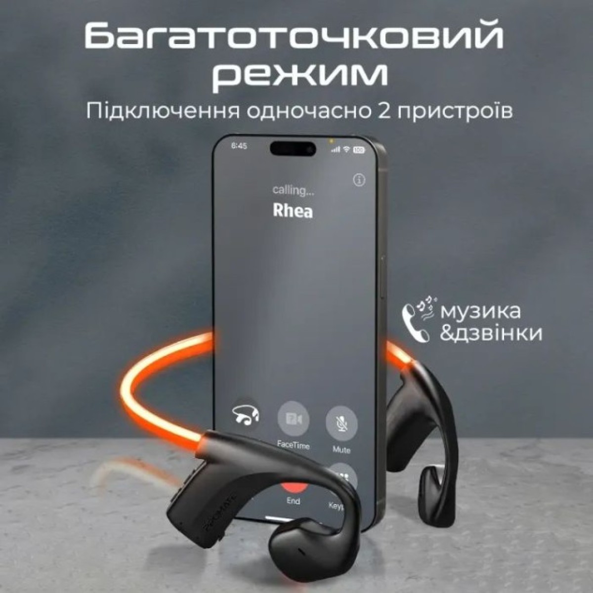 Навушники Promate RippleGlow Black (rippleglow.black) 98_98.jpg - фото 10