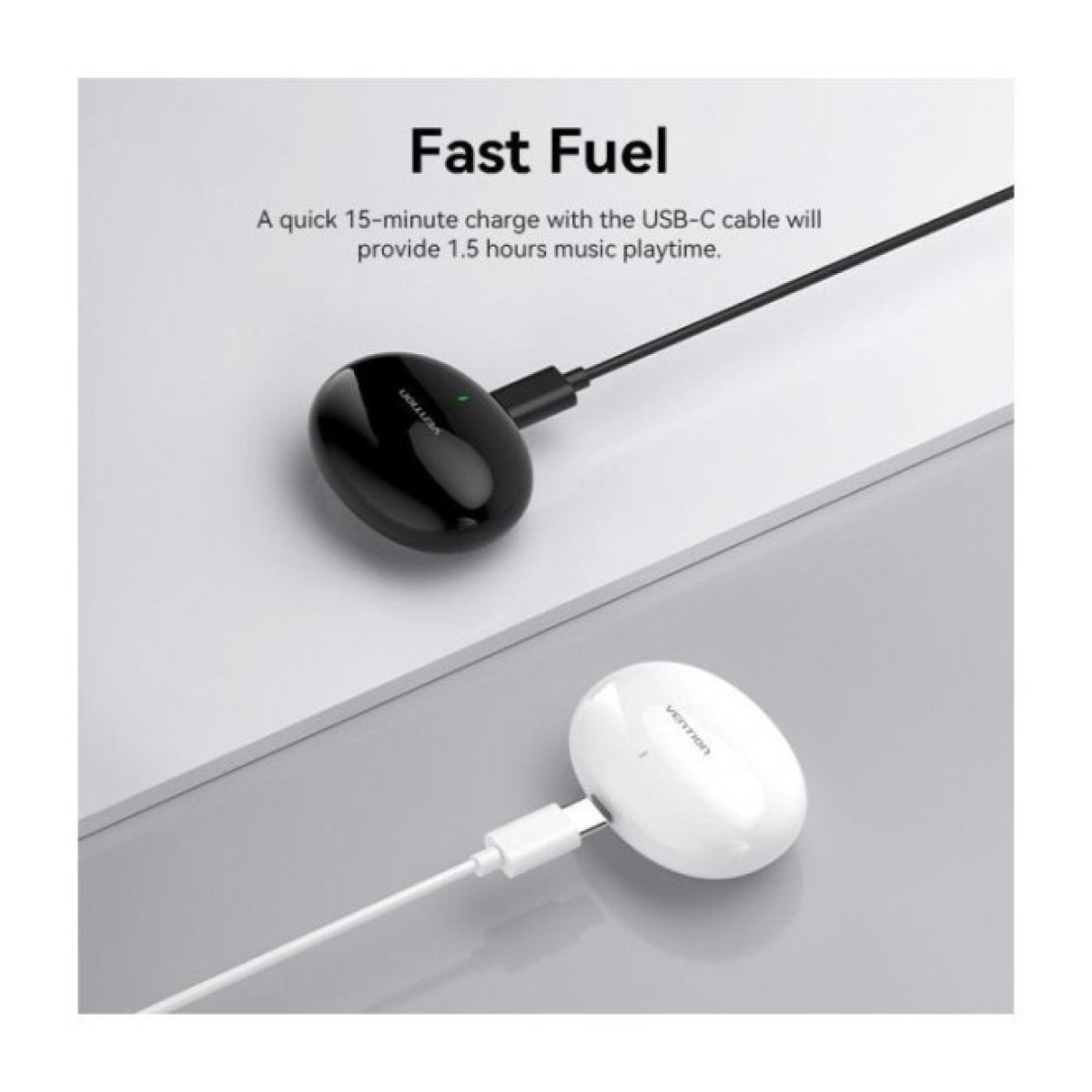 Навушники Vention Elf Earbuds E01 Black (NBFB0) 98_98.jpg - фото 3