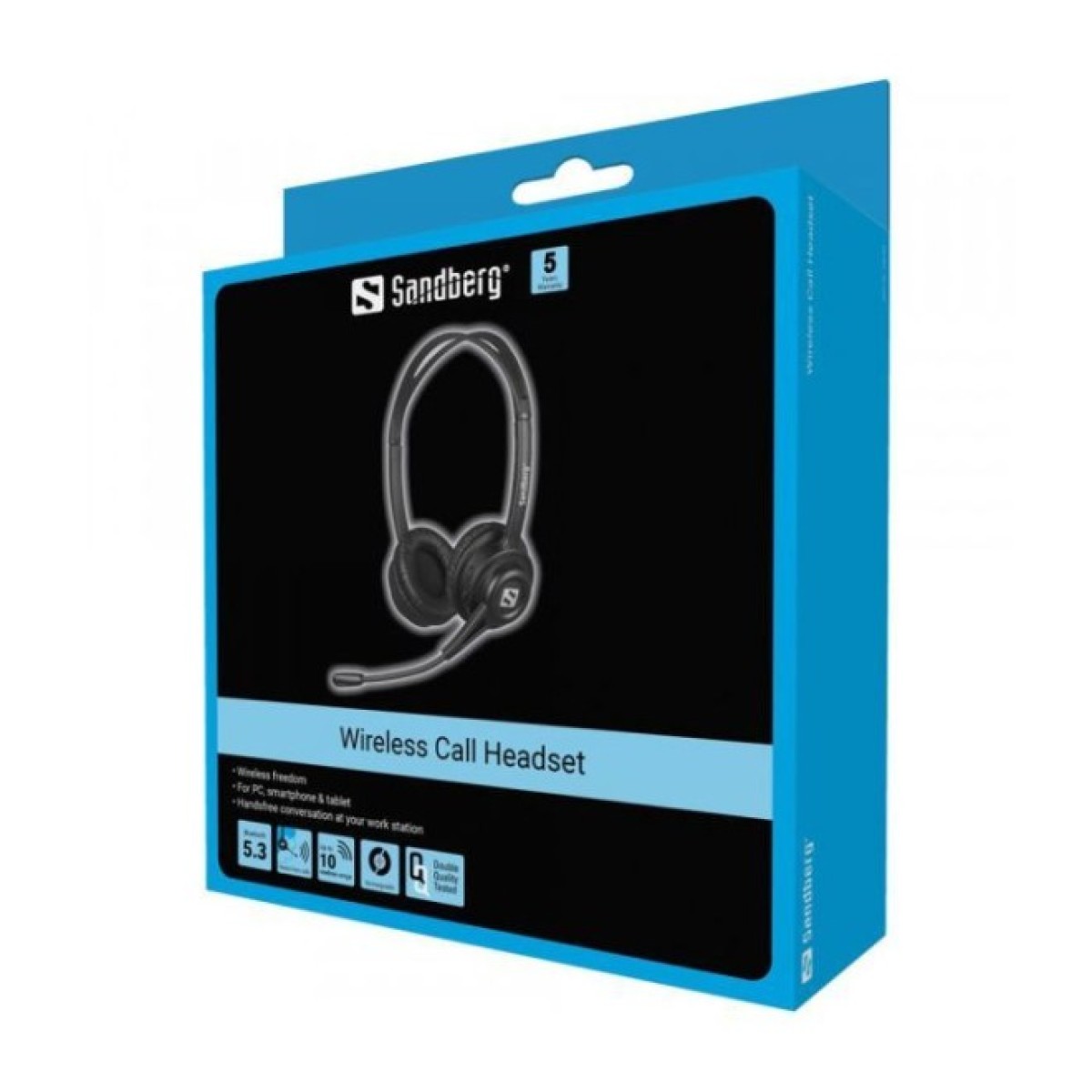 Навушники Sandberg Wireless Call Headset Bluetooth Black (126-43) 98_98.jpg - фото 2