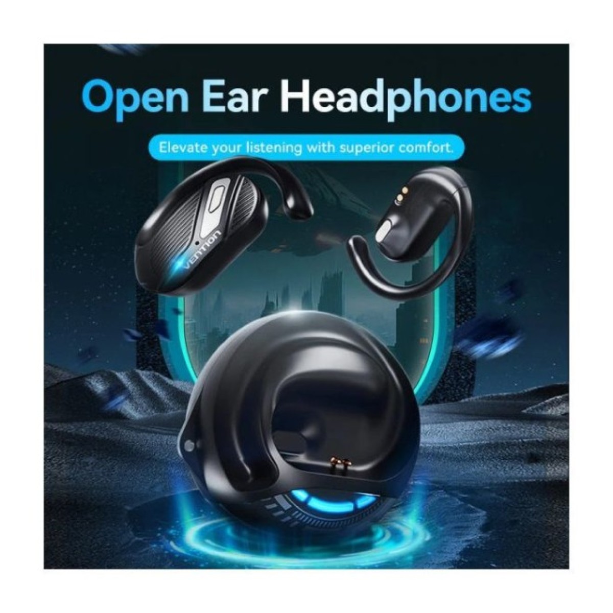 Наушники Vention OpenBeat O12 Black (NBUB0) 98_98.jpg - фото 3
