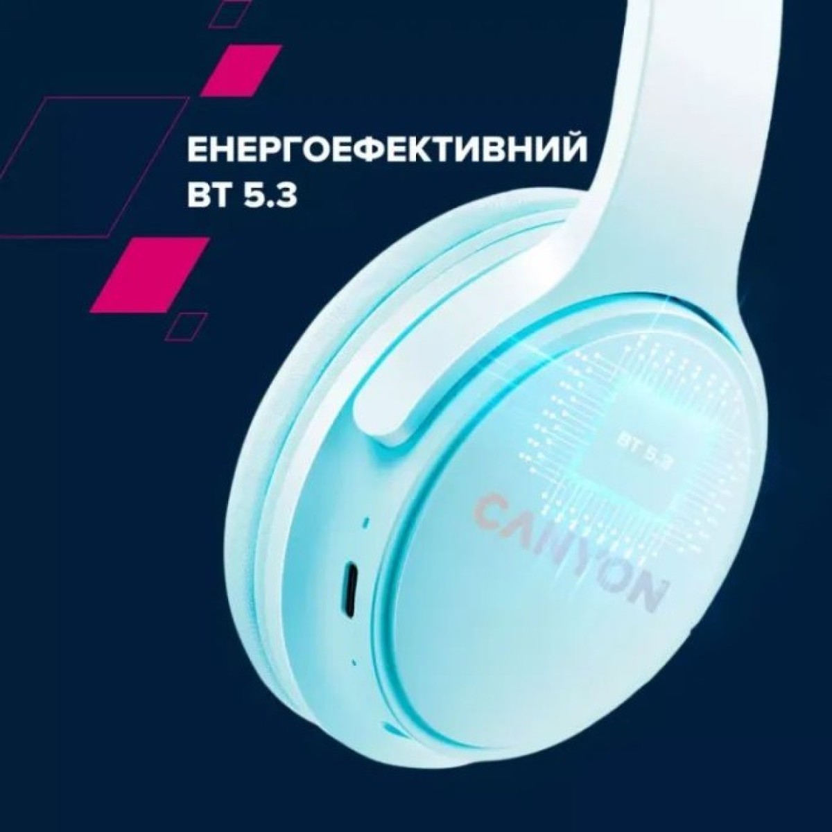 Наушники Canyon OnRiff 4 Bluetooth Black (CNS-CBTHS4B) 98_98.jpg - фото 7