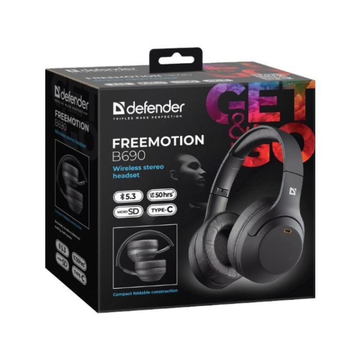 Наушники Defender FreeMotion B690 Bluetooth Black (63690) 98_98.jpg - фото 11