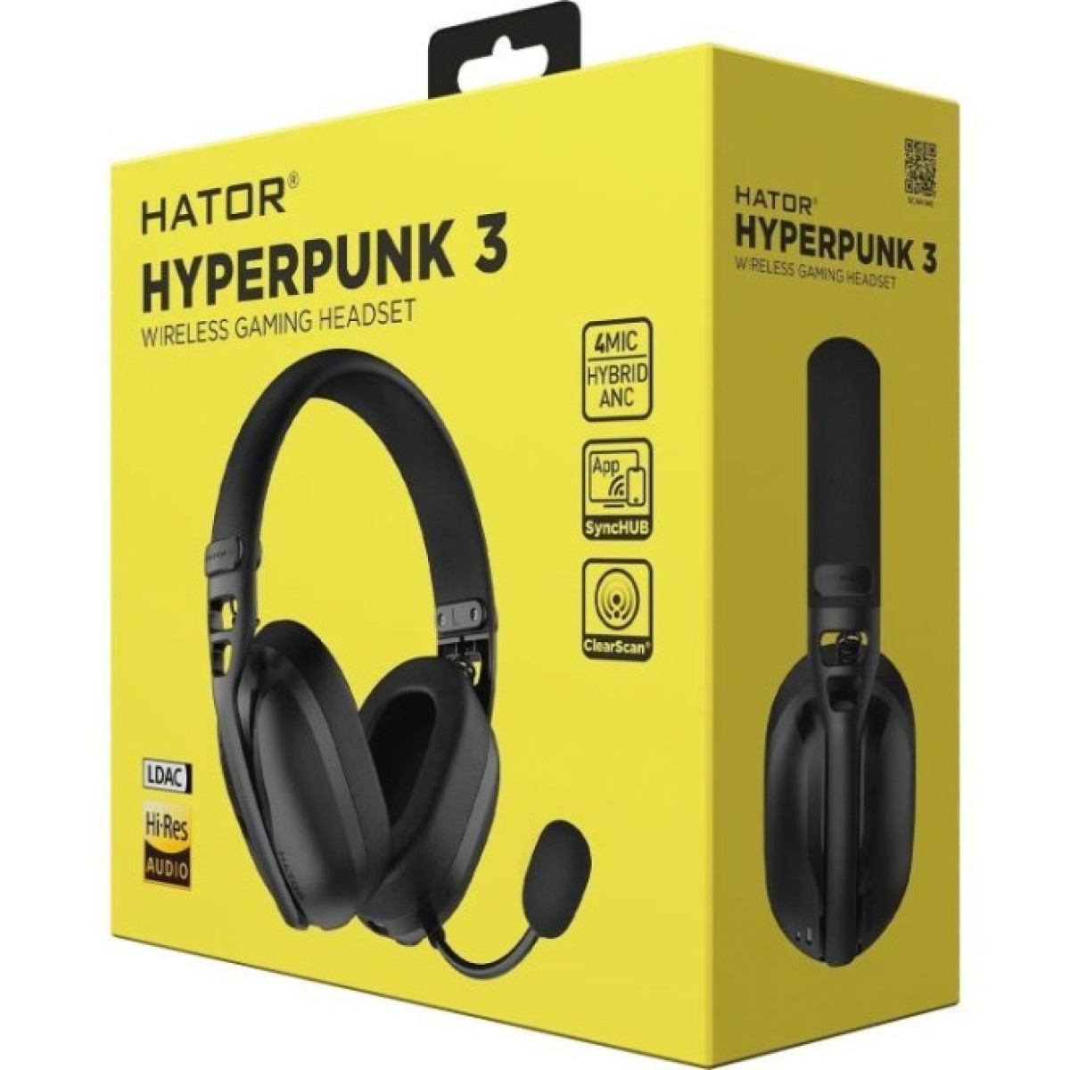 Наушники Hator Hyреrpunk 3 Wireless Hi-Res SyncHUB connection Black (ESH15) 98_98.jpg - фото 8