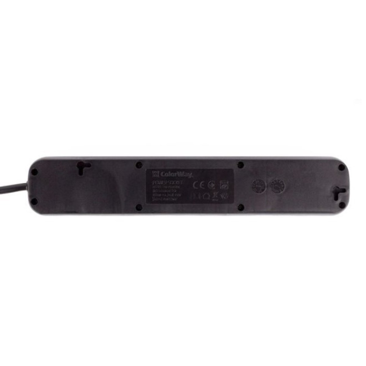 Мережевий фільтр живлення ColorWay CW-PSEA52BK, 5 розеток/ 2M black (CW-PSEA52BK) 98_98.jpg - фото 2