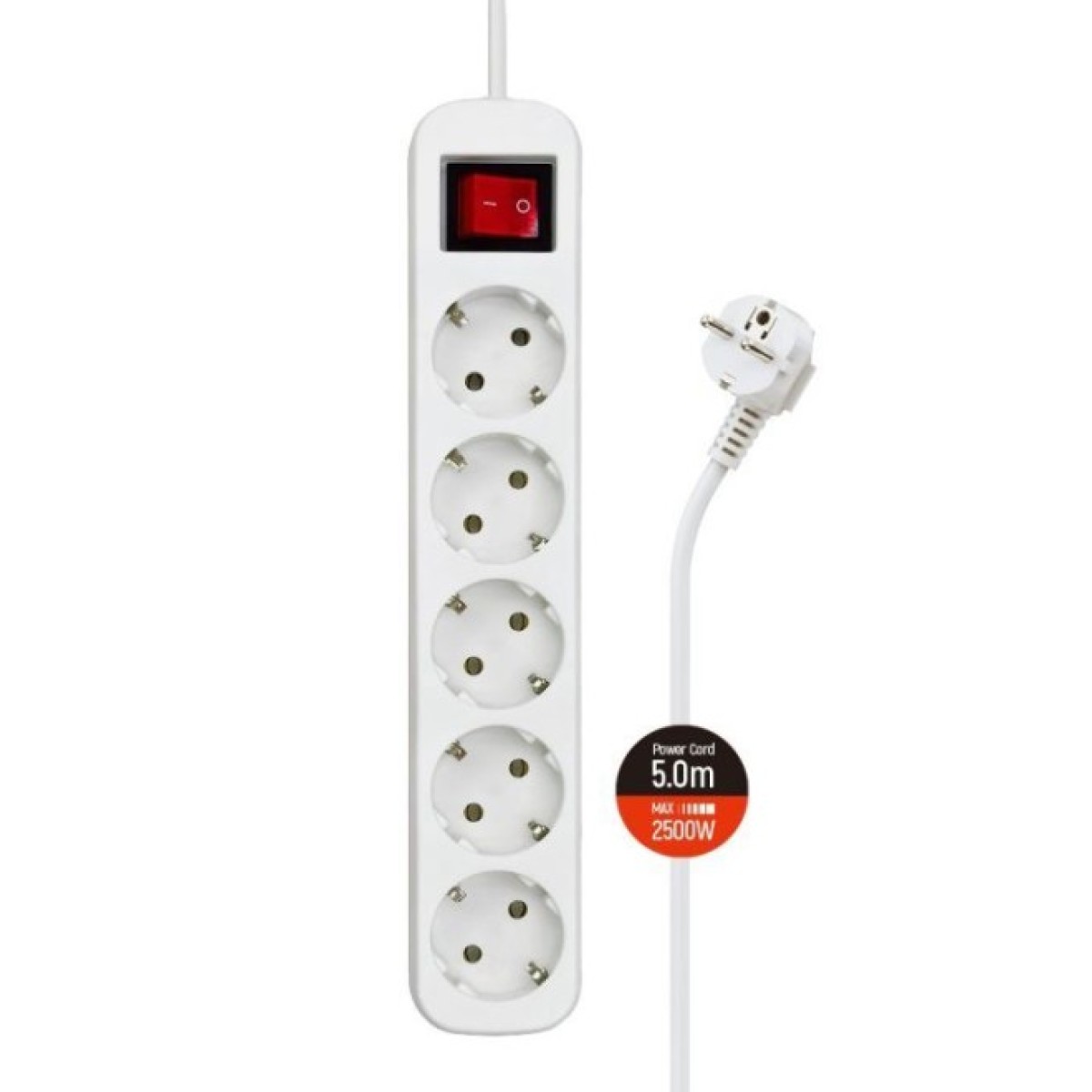 Мережевий фільтр живлення ColorWay CW-PSEA55W, 5 розеток/ 5M white (CW-PSEA55W) 256_256.jpg
