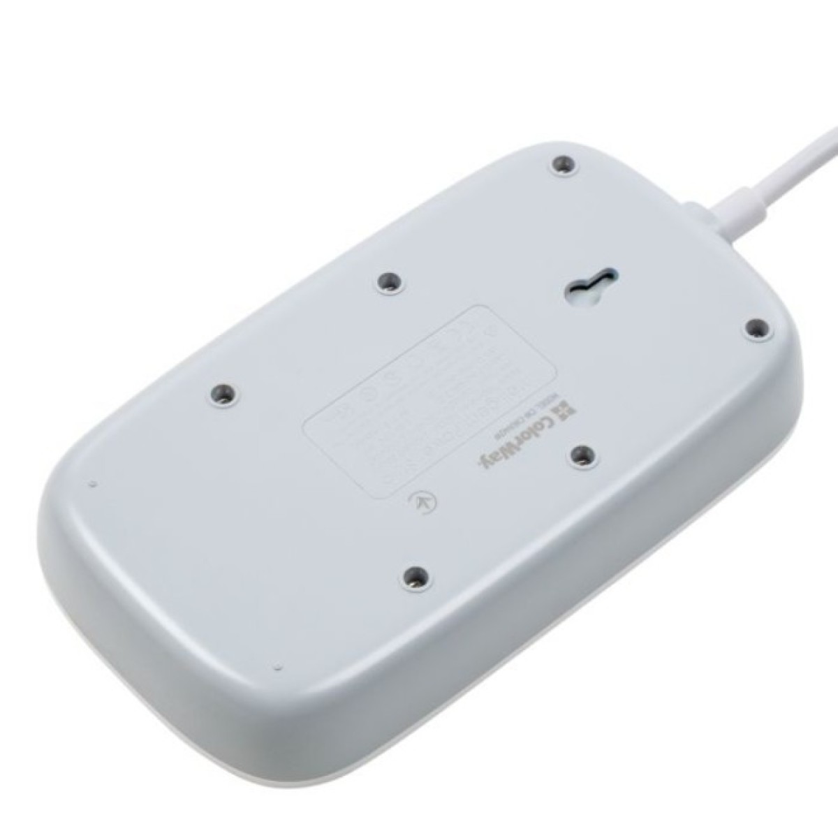 Мережевий фільтр живлення ColorWay 4 розетки/4USB White 1.8м (1QC3.0 + 3 AUTO ID) (CW-CHU44QW) 98_98.jpg - фото 2