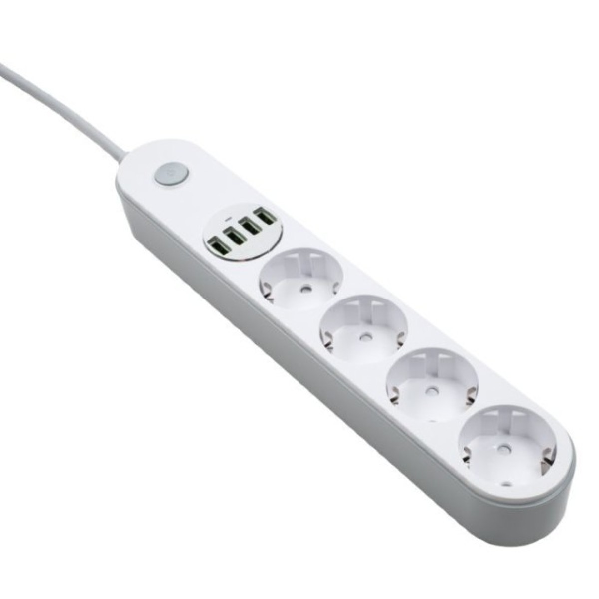 Мережевий фільтр живлення ColorWay CW-CHE44W, 4 розетки/4USB White 2M (CW-CHE44W) 98_98.jpg - фото 5