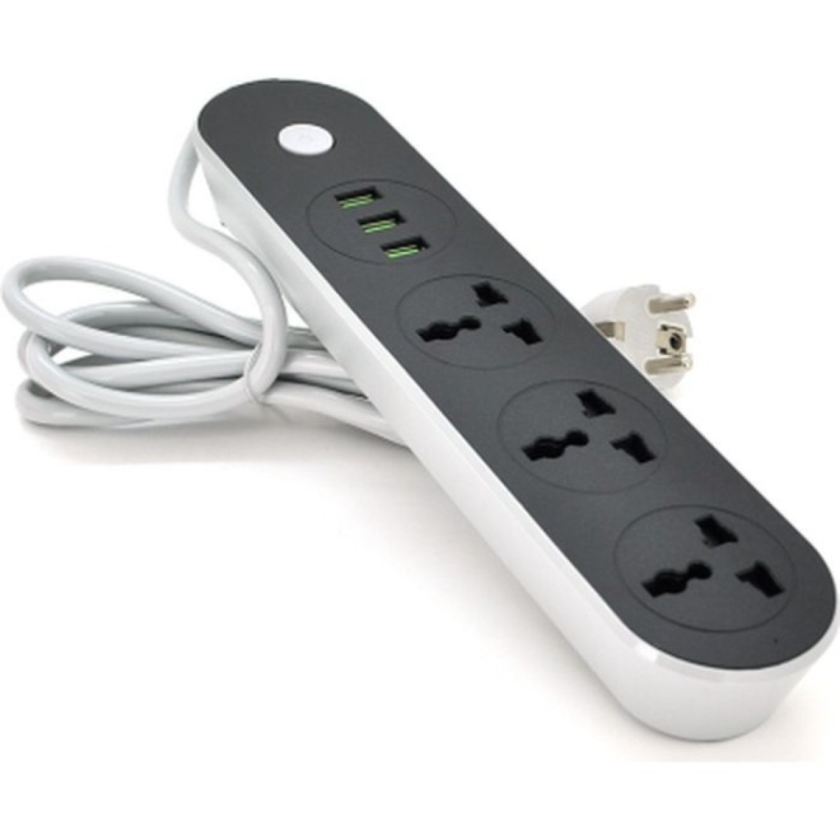 Мережевий фільтр живлення Voltronic TВ-Т56, 3роз, 3*USB Black (ТВ-Т56-Black) 256_256.jpg