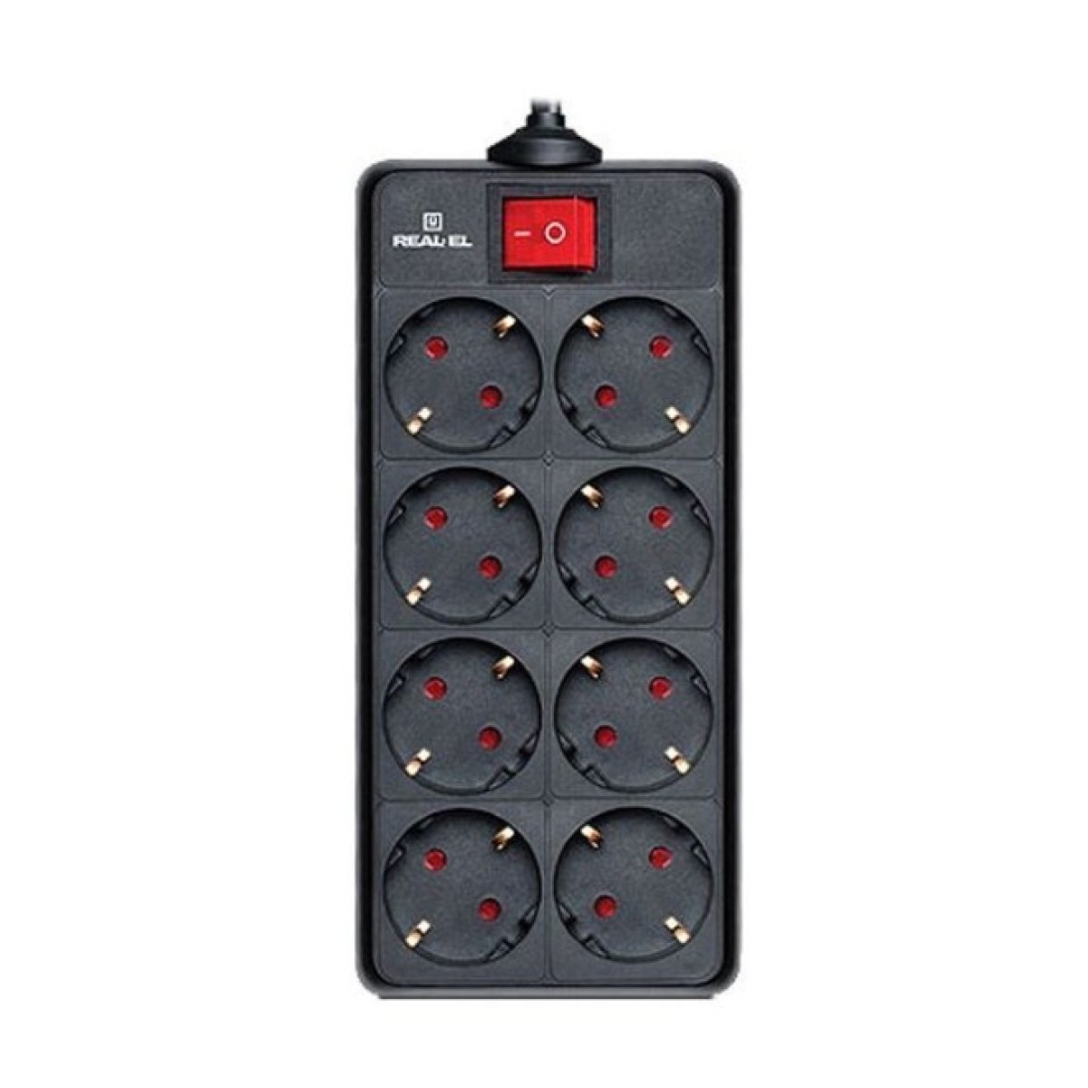 Мережевий фільтр живлення REAL-EL REAL-EL RS-8 PROTECT, 1.8m, black (EL122300021) 256_256.jpg