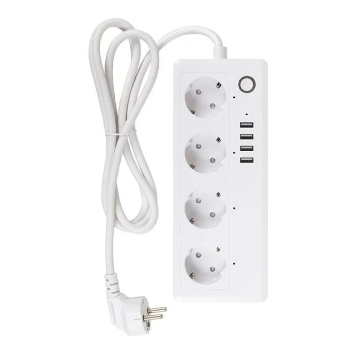 Мережевий подовжувач TUYA Smart 1.8м, 16A, 4*розетки/4*USB (HS082383) 98_98.jpg - фото 4