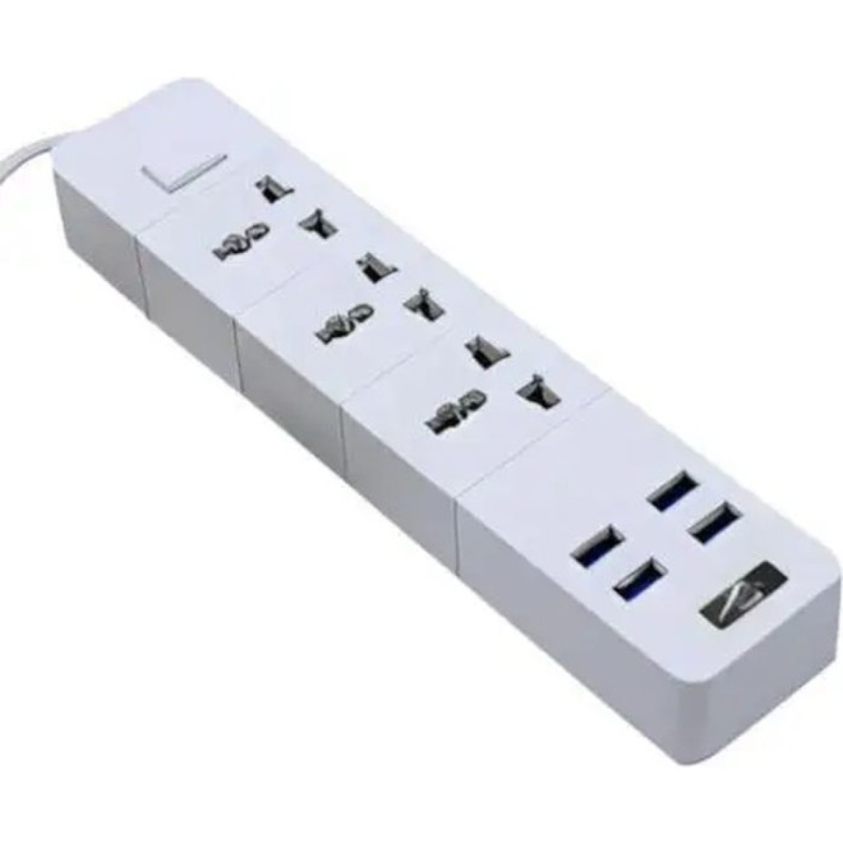 Мережевий фільтр живлення Voltronic TВ-Т08, 3роз, 4*USB White (ТВ-Т08-White) 256_256.jpg