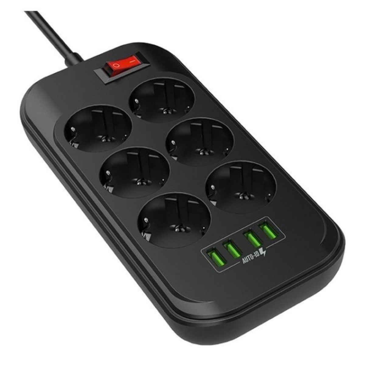 Мережевий фільтр живлення ColorWay CW-CHE64B, 6 розеток/4USB Black (CW-CHE64B) 98_98.jpg - фото 8
