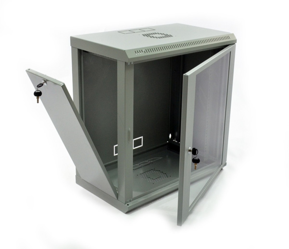 Шкаф серверный навесной 12U эконом, акрил (UA-MGSWL1235G) 98_85.jpg - фото 2
