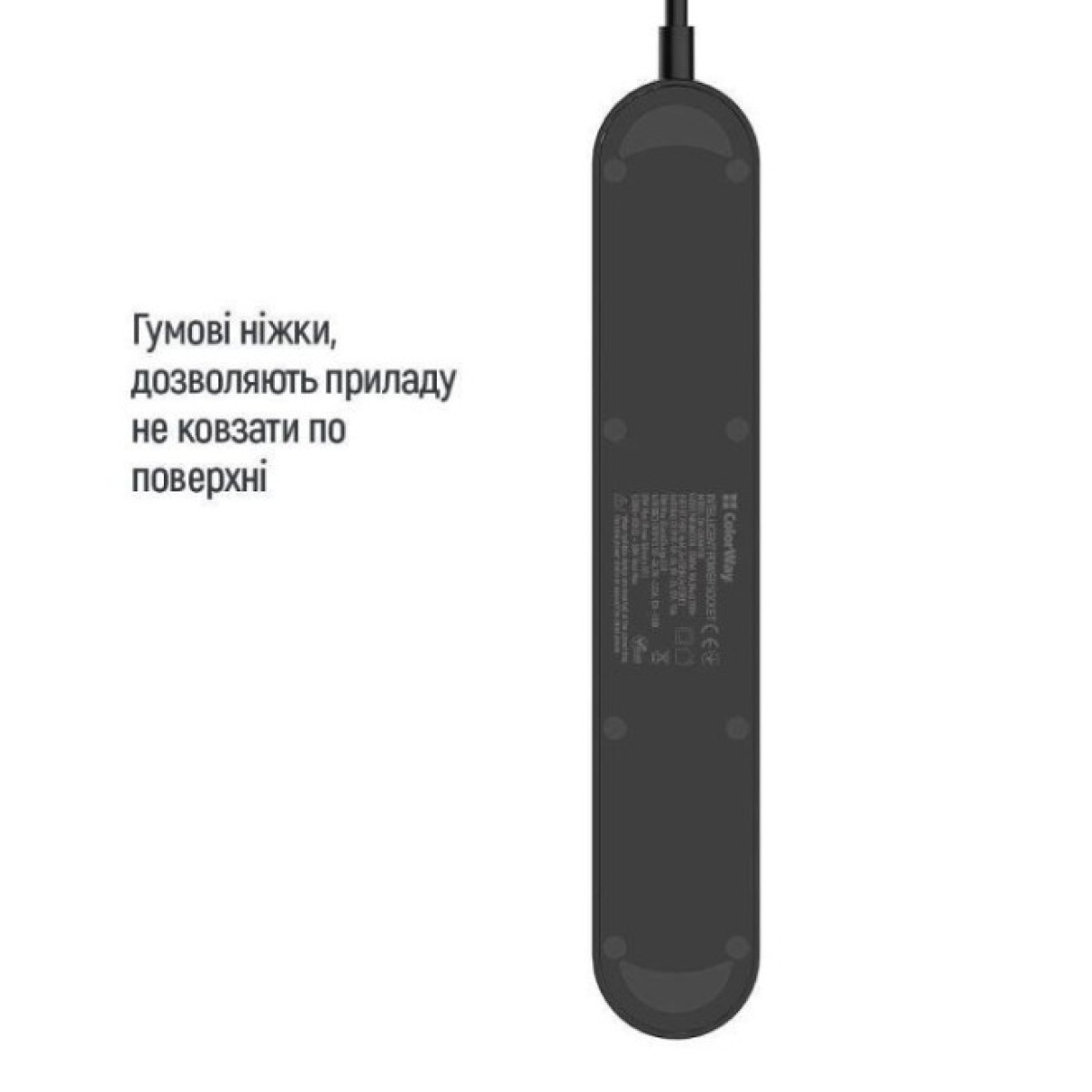 Мережевий фільтр живлення ColorWay CW-CHE44PDB, 4 розетки/4USB 2M (CW-CHE44PDB) 98_98.jpg - фото 7