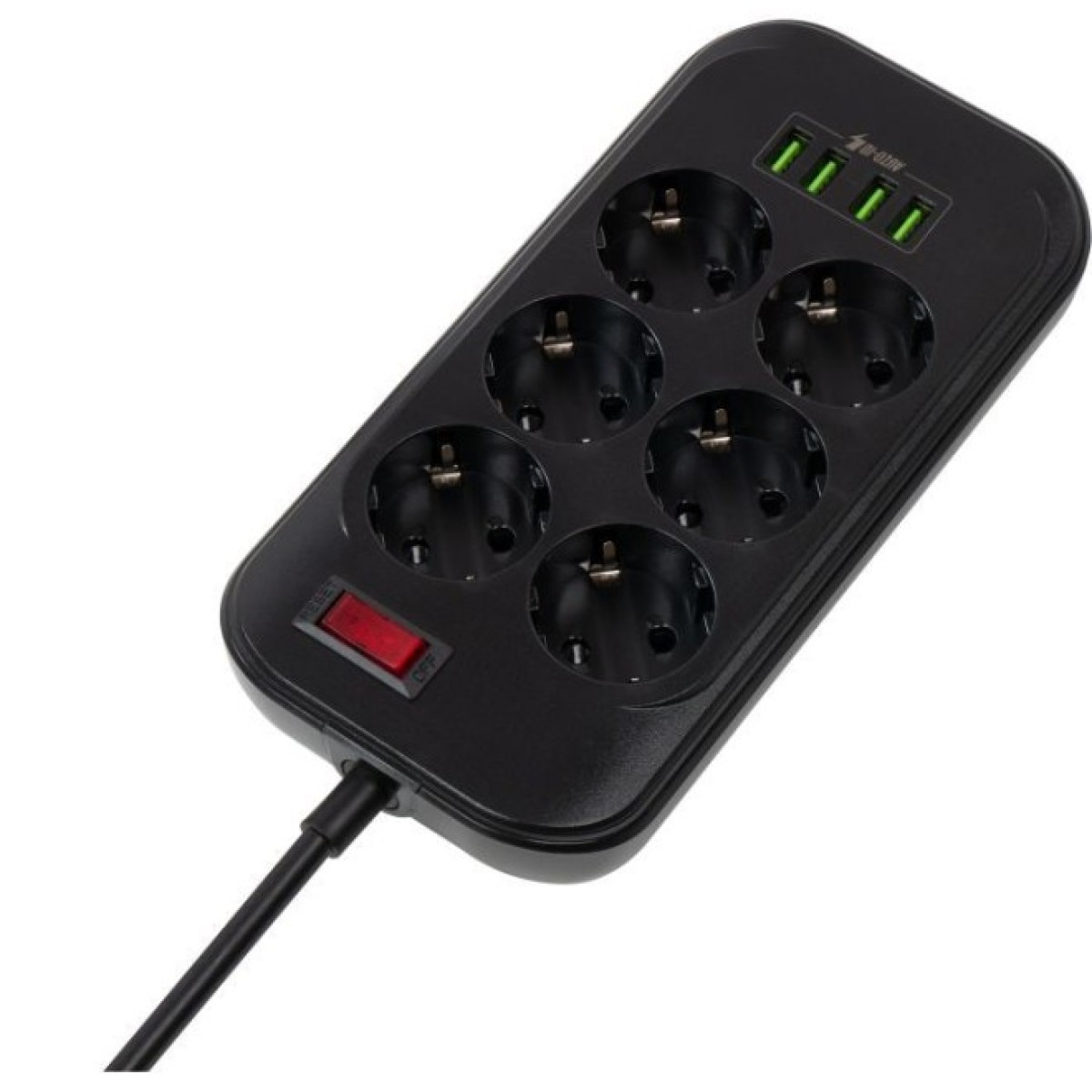 Мережевий фільтр живлення ColorWay CW-CHE64B, 6 розеток/4USB Black (CW-CHE64B) 256_256.jpg