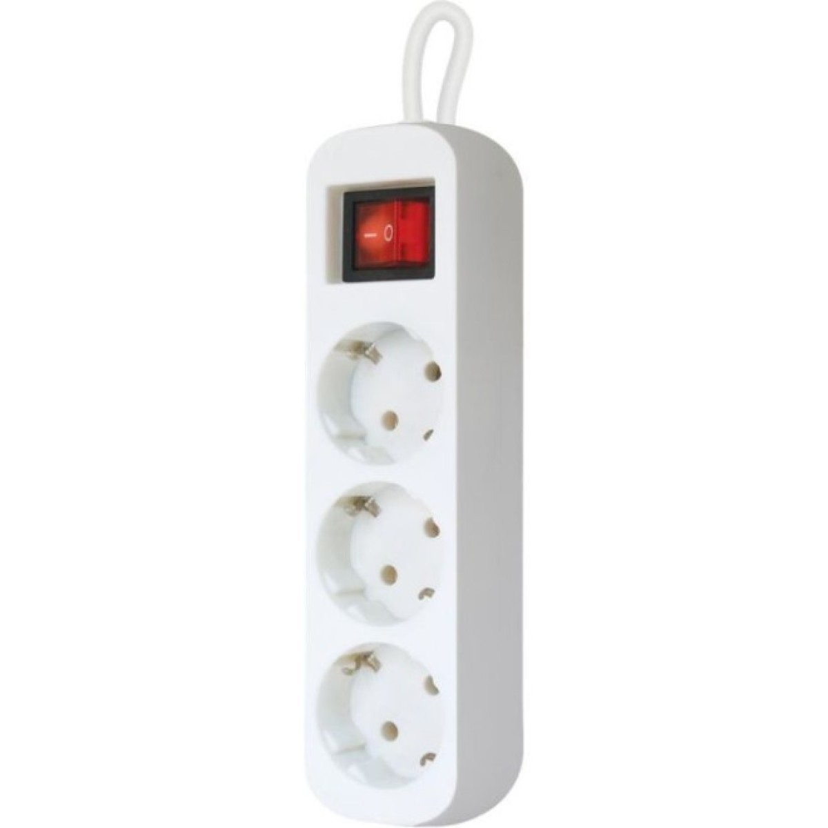 Мережевий подовжувач Defender S330 3.0 m 3 роз switch white (99234) 98_98.jpg - фото 2