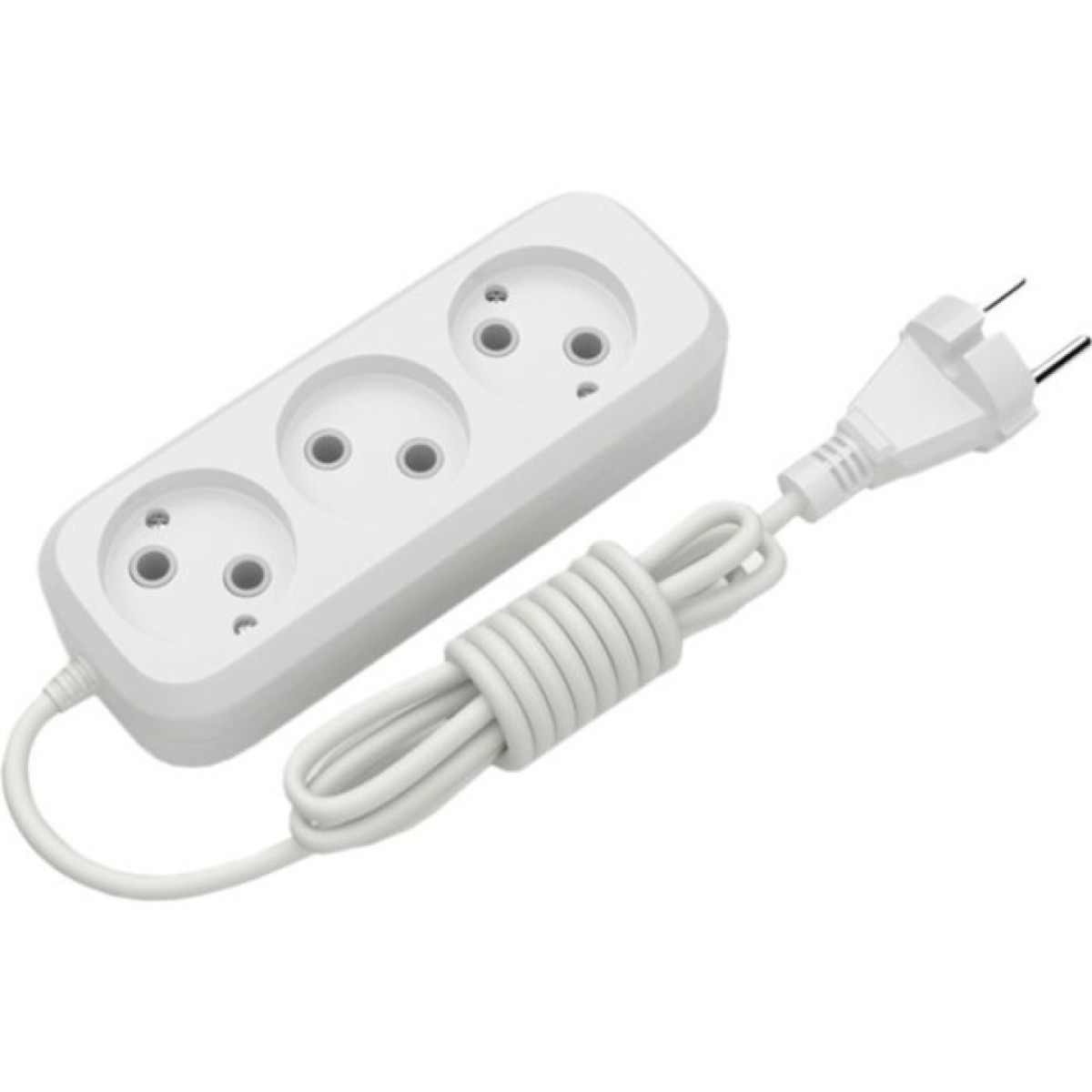 Мережевий подовжувач Electrum C-ES-1786 3.0m, 3 роз, white (C-ES-1786) 256_256.jpg