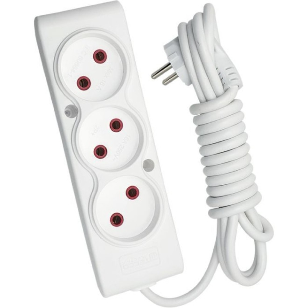 Мережевий подовжувач TECCO 5м 3 поста white (8681277841323) 256_256.jpg
