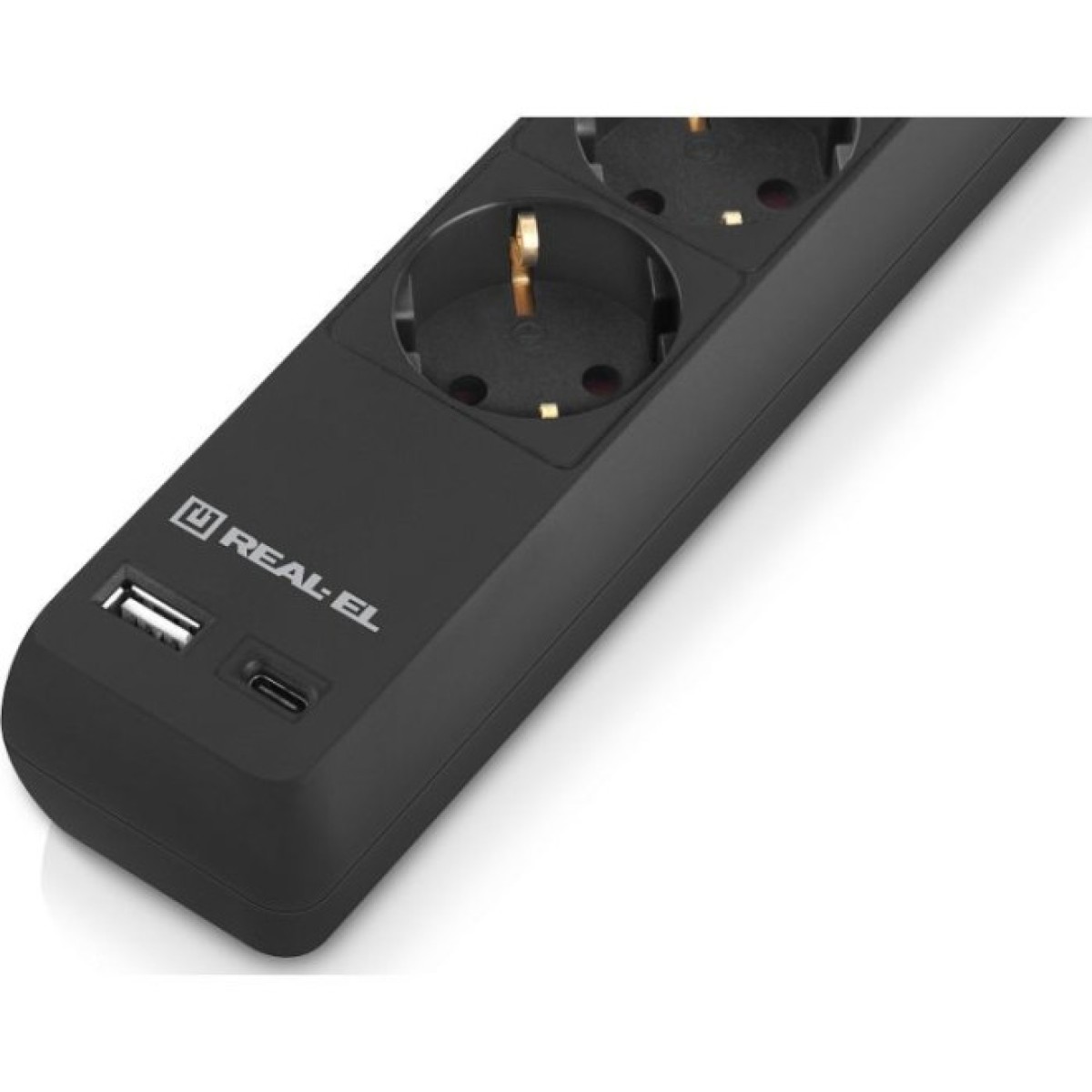 Мережевий подовжувач REAL-EL RS-PROTECT 605 3m, black (EL122300041) 98_98.jpg - фото 6