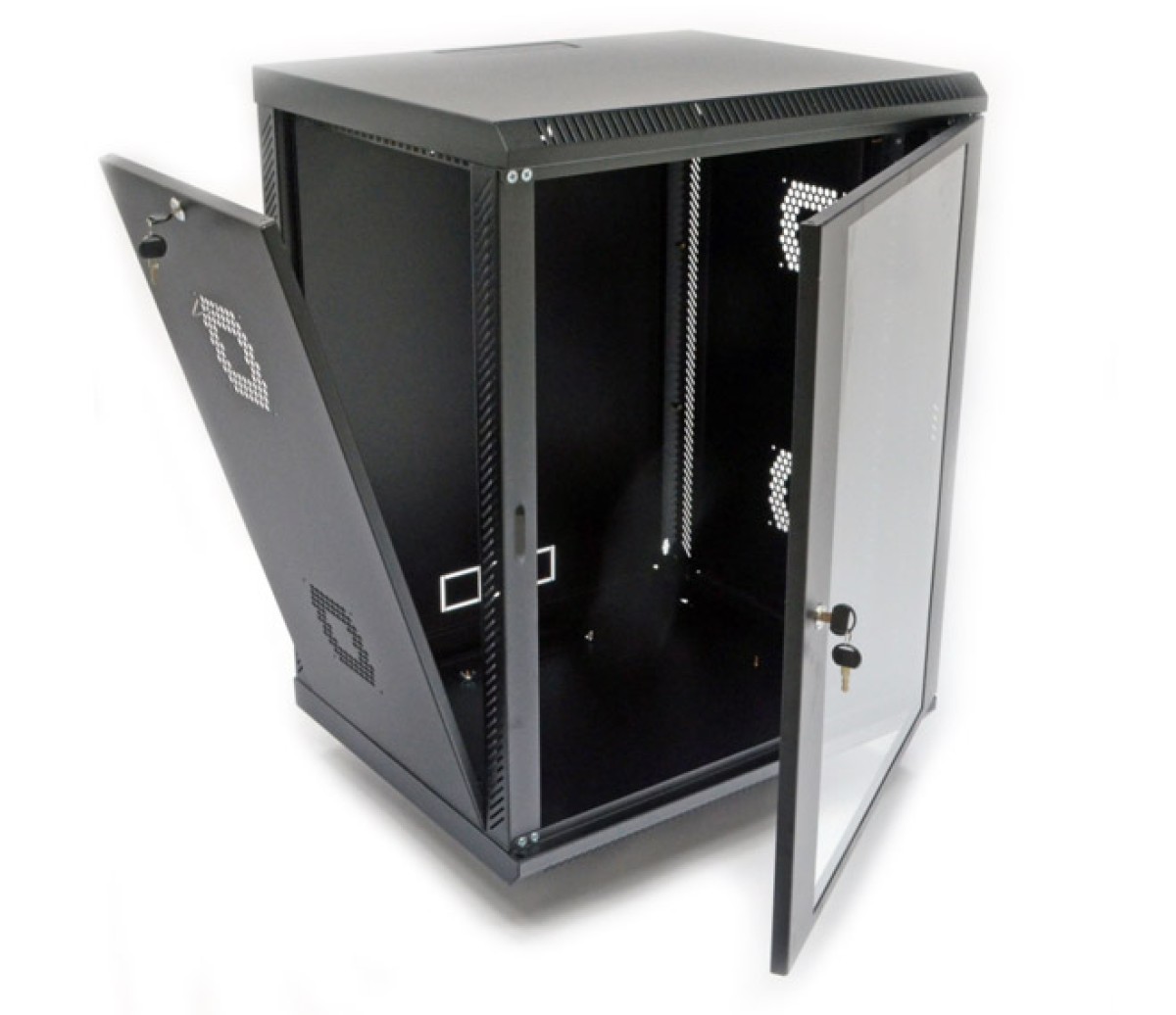 Шкаф настенный для серверов 15U, акрил (UA-MGSWA156B) 98_85.jpg - фото 2