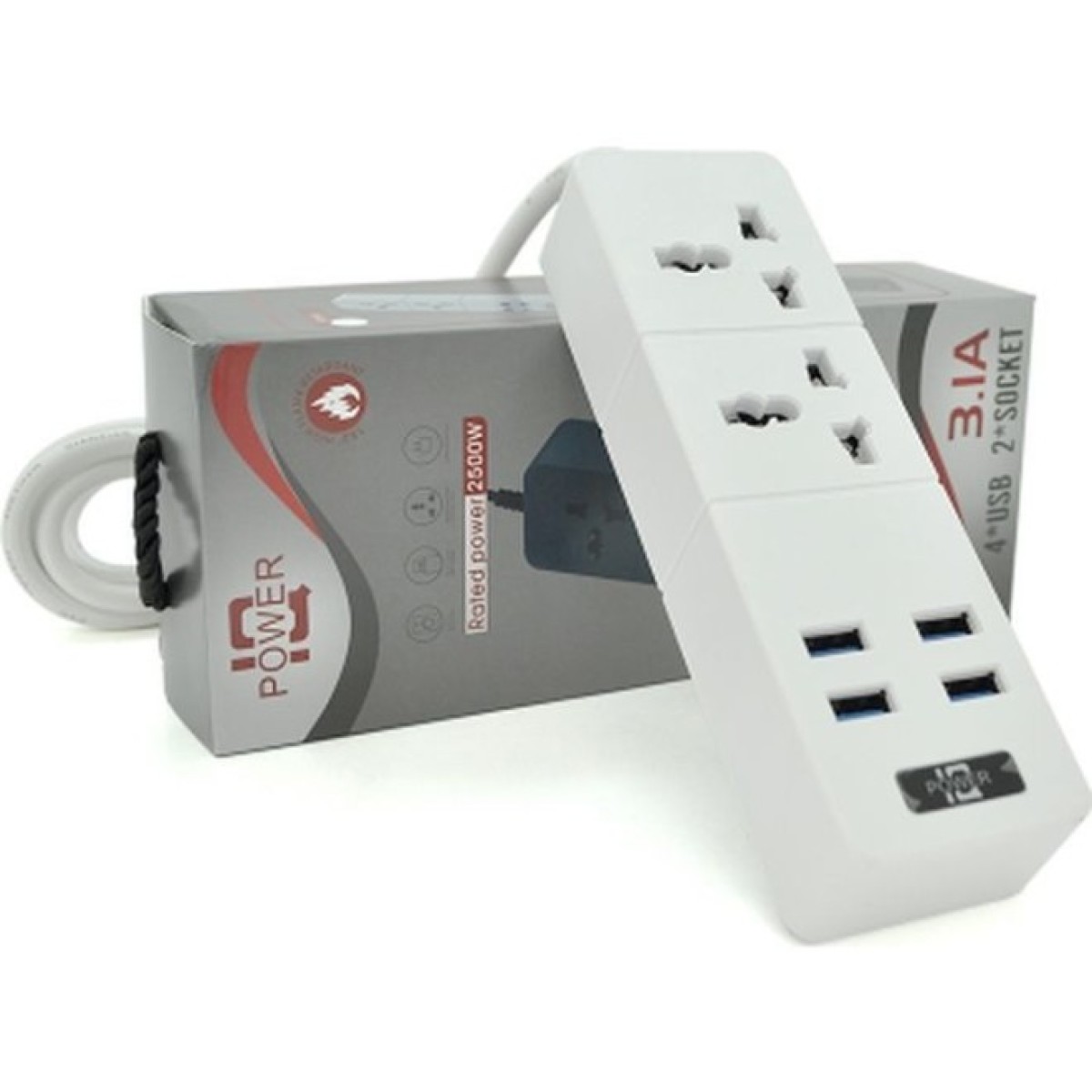 Мережевий фільтр живлення Voltronic TВ-Т07, 2роз, 4*USB White (ТВ-Т07-White) 98_98.jpg - фото 2