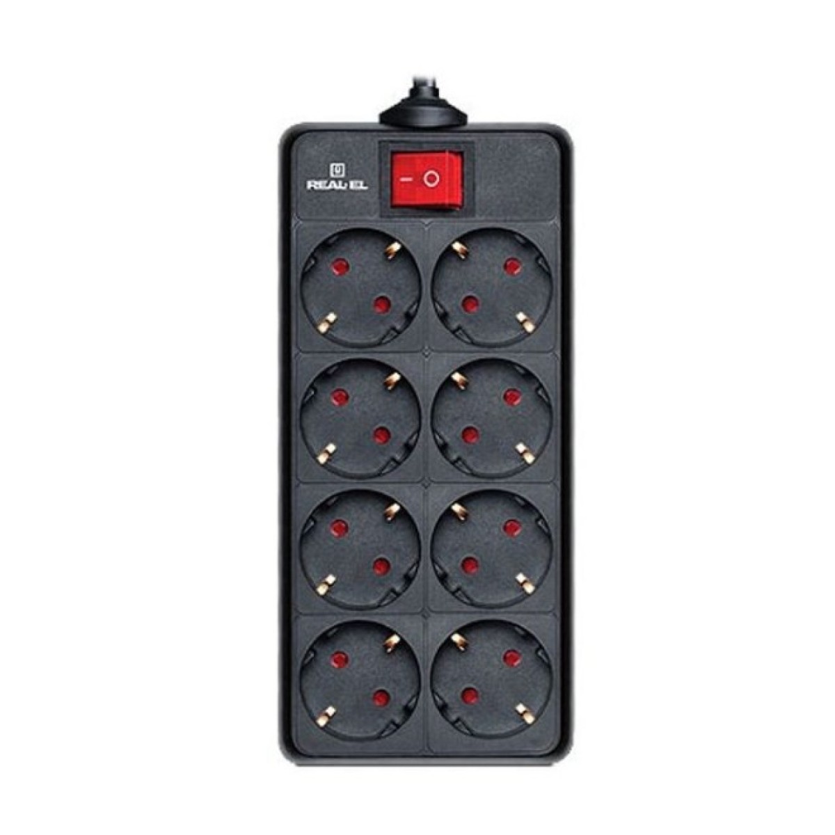 Мережевий фільтр живлення REAL-EL REAL-EL RS-8 PROTECT, 3m, black (EL122300022) 256_256.jpg