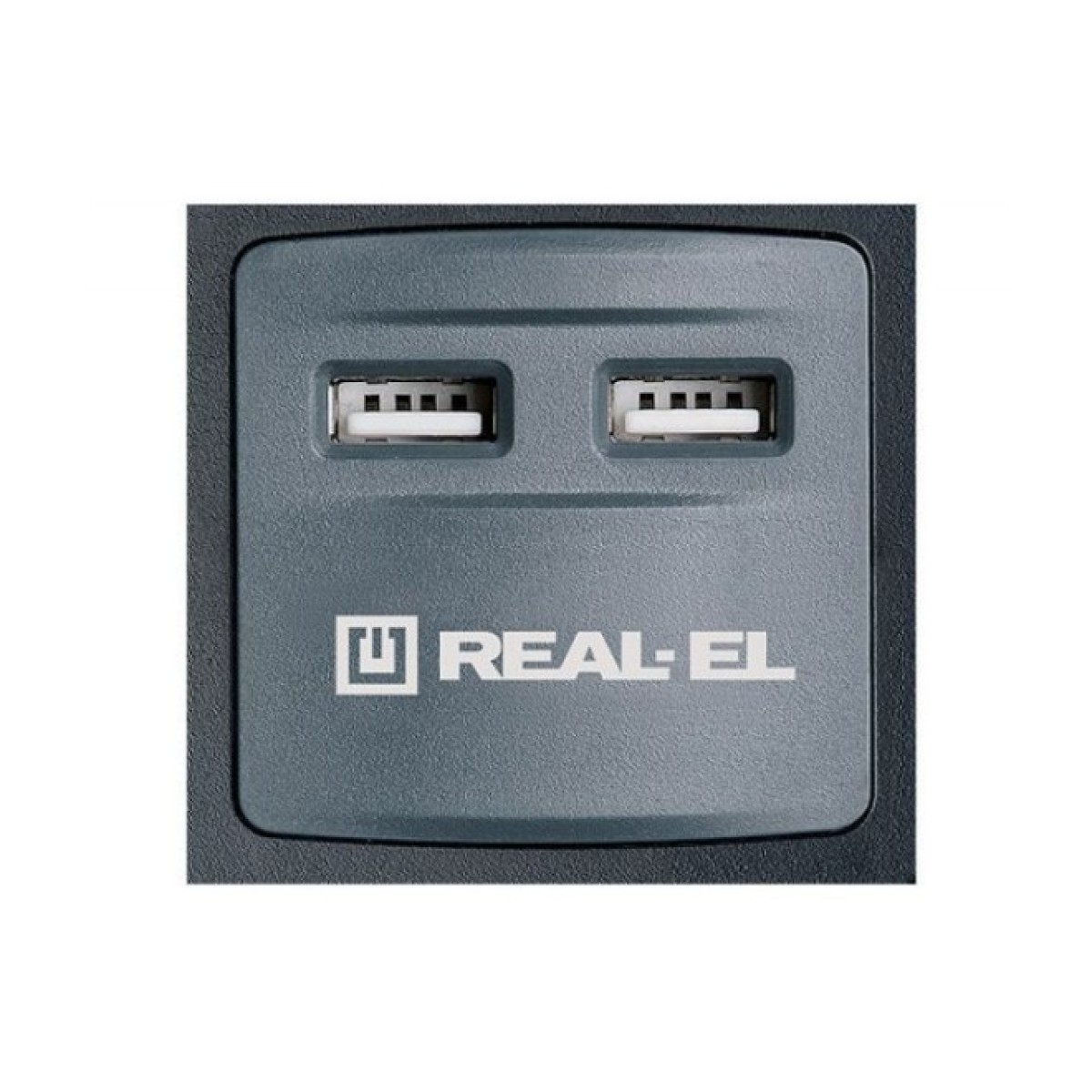 Мережевий фільтр живлення REAL-EL RS-8F USB CHARGE 3m, black (EL122300004) 98_98.jpg - фото 3