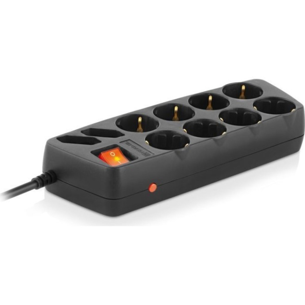 Мережевий фільтр живлення REAL-EL REAL-EL RS-10 Protect, 1.8m, black (EL122300038) 98_98.jpg - фото 4