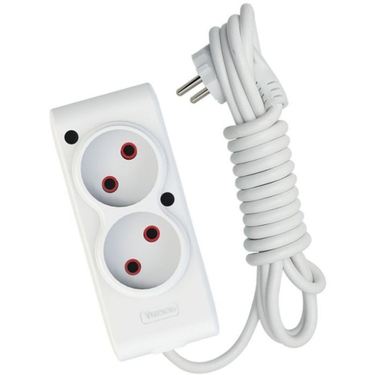 Мережевий подовжувач TECCO 1.5м 2 поста white (8681277843433) 256_256.jpg