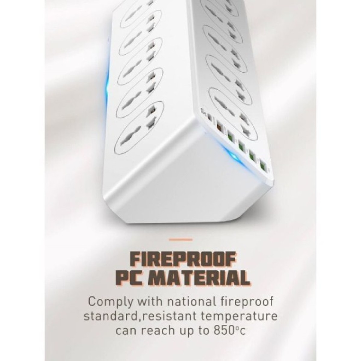 Мережевий фільтр живлення LDNIO SC10610, 5роз + 3USB (SC10610) 98_98.jpg - фото 10