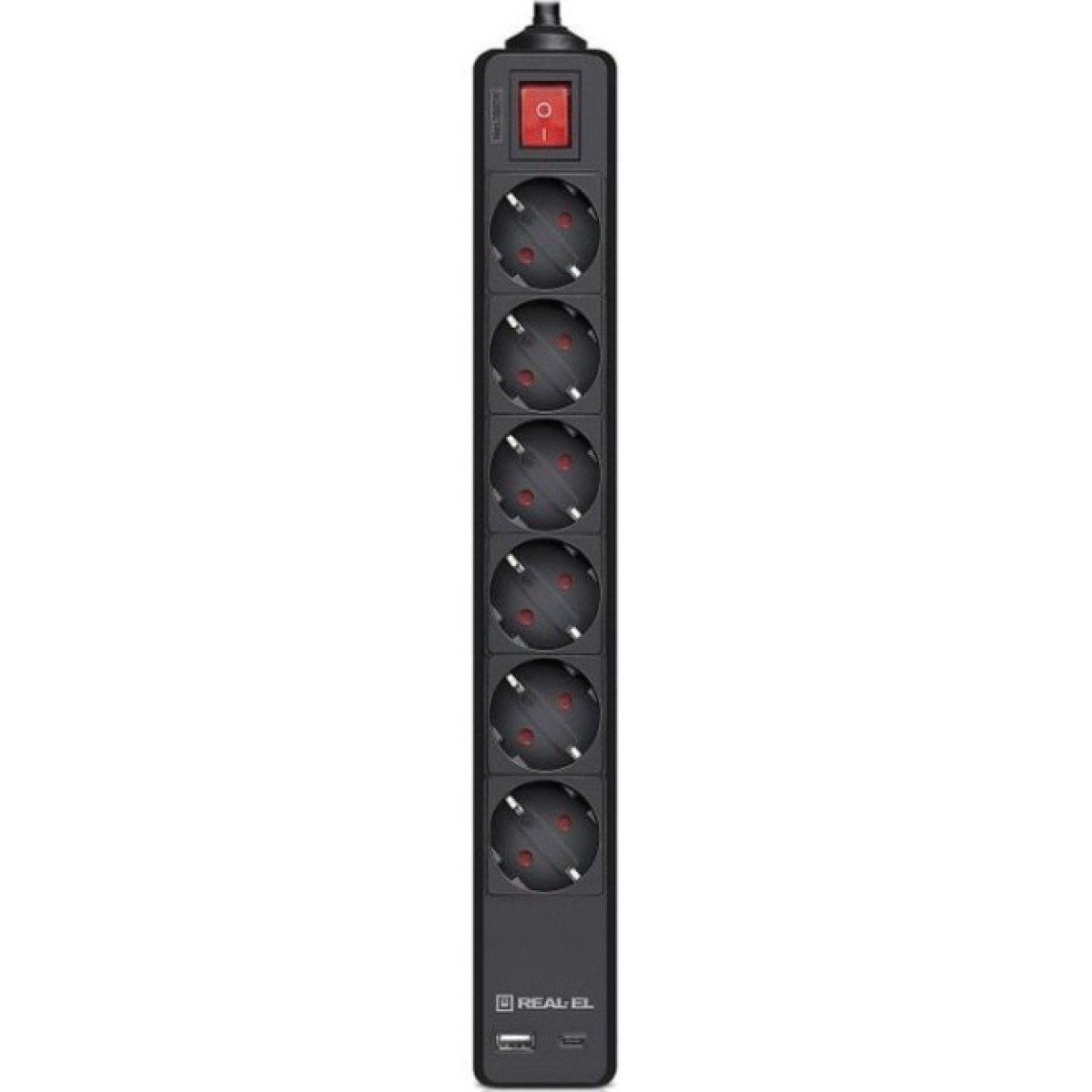 Мережевий подовжувач REAL-EL RS-PROTECT 605 3m, black (EL122300041) 256_256.jpg