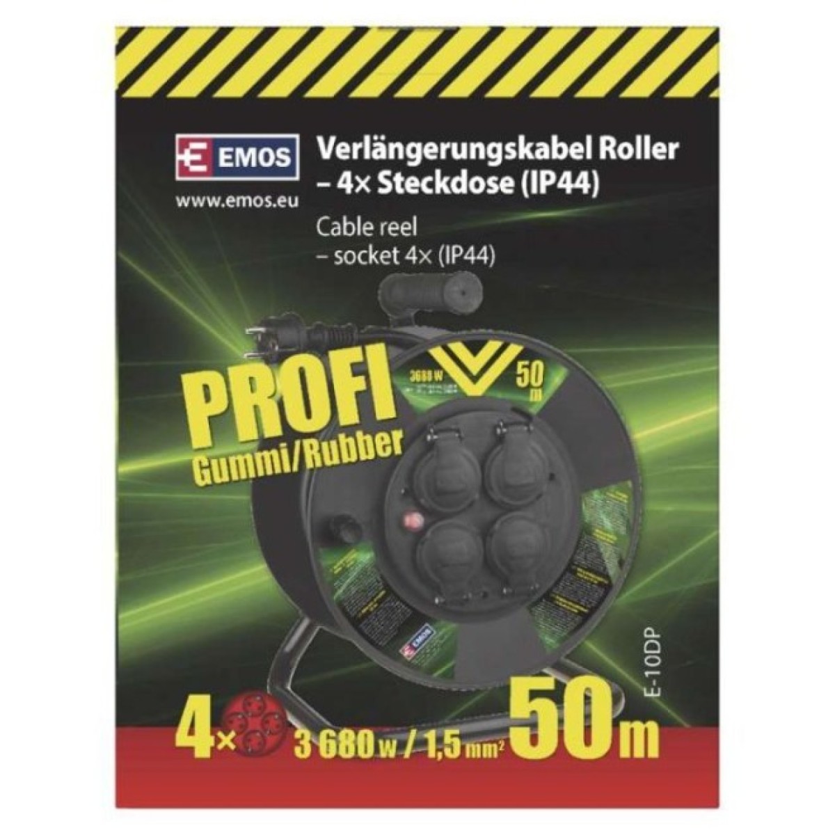 Мережевий подовжувач EMOS катушка 4 роз., 50 м (P08250) 98_98.jpg - фото 5