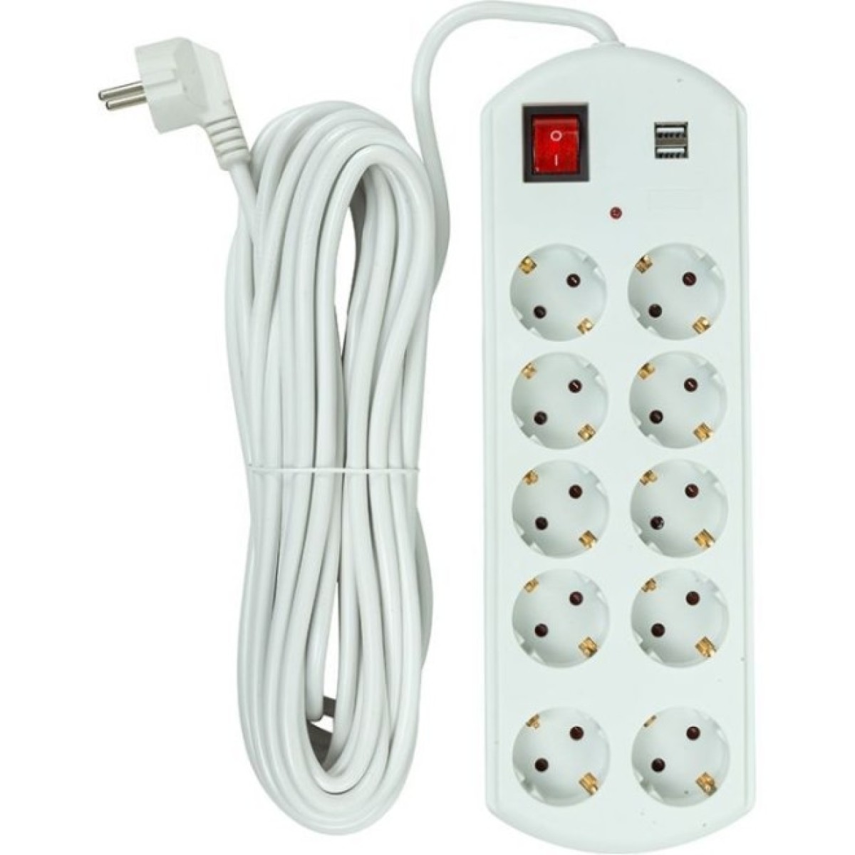 Мережевий фільтр живлення PowerPlant 10м, 10 розеток, USB, євро, 100% мідь (YS-N6065/10) (EX610563) 98_98.jpg - фото 3