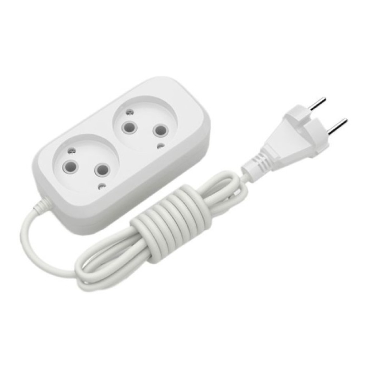 Мережевий подовжувач Electrum C-ES-1784 5.0m, 2 роз, white (C-ES-1784) 256_256.jpg