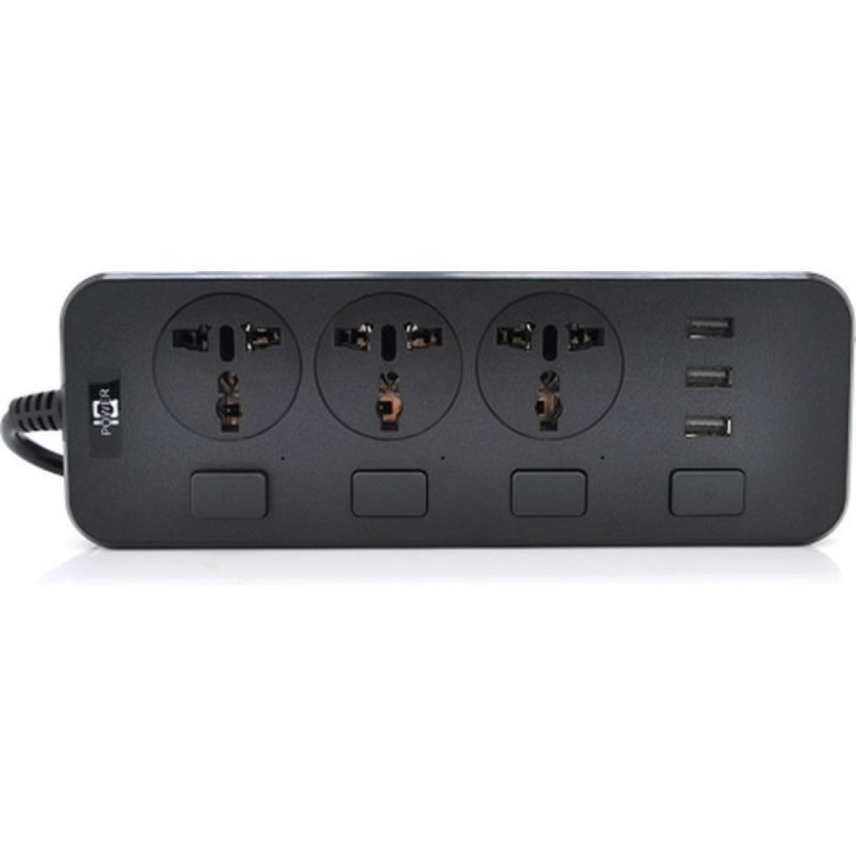 Мережевий фільтр живлення Voltronic TВ-Т14, 3роз, 3*USB Black (ТВ-Т14-Black) 256_256.jpg