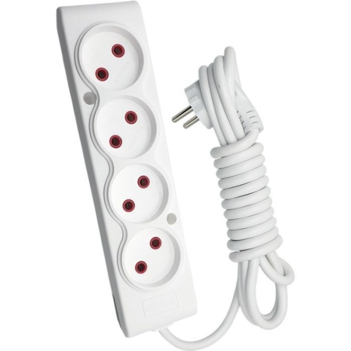 Мережевий подовжувач TECCO 3м 4 поста white (8681277841477) 256_256.jpg