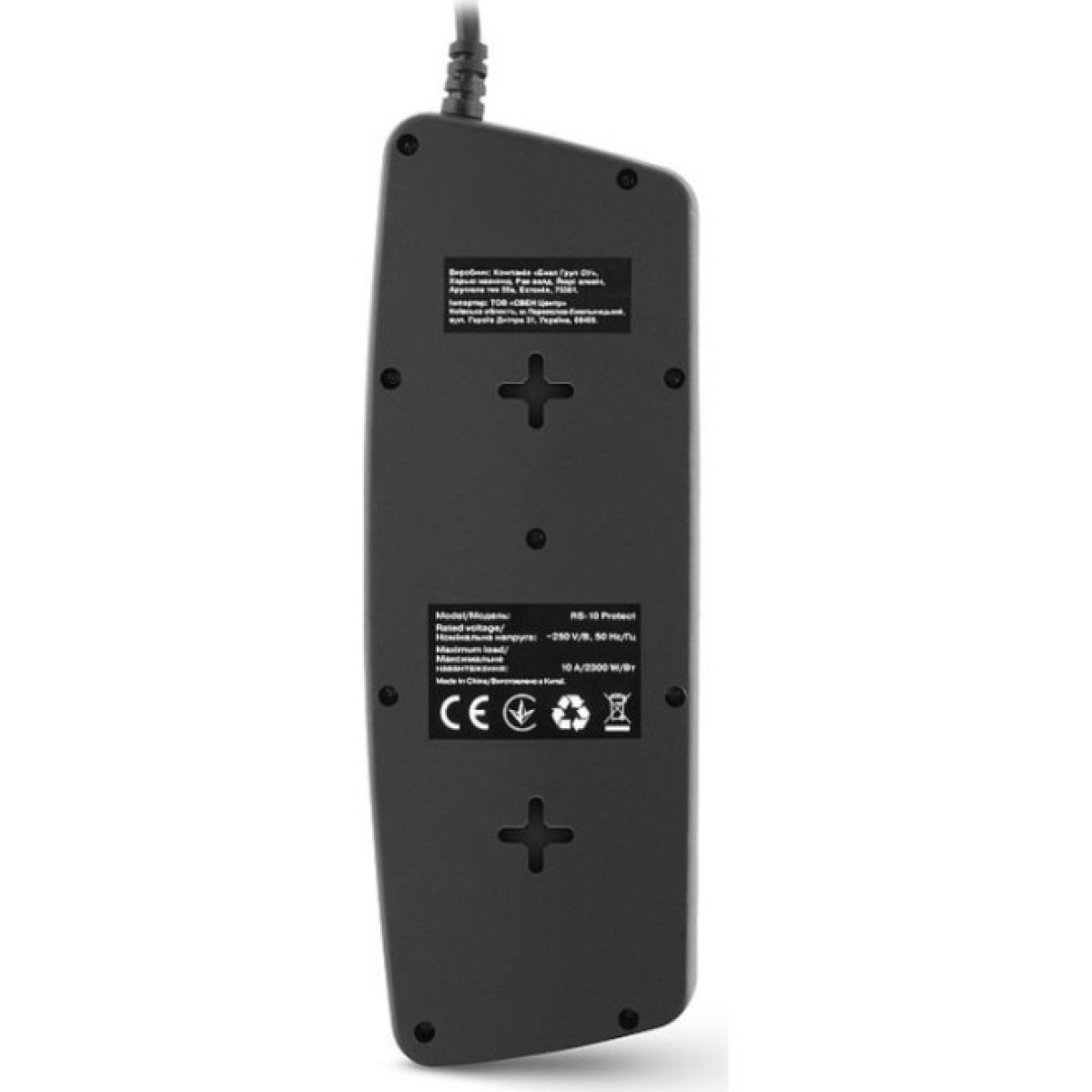 Мережевий фільтр живлення REAL-EL REAL-EL RS-10 Protect, 1.8m, black (EL122300038) 98_98.jpg - фото 7