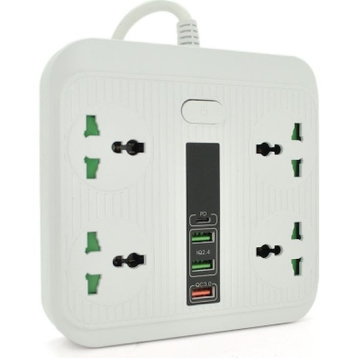 Мережевий фільтр живлення Voltronic TВ-Т18, 4роз, 2*USB+PD White (OS-Т18-White) 256_256.jpg