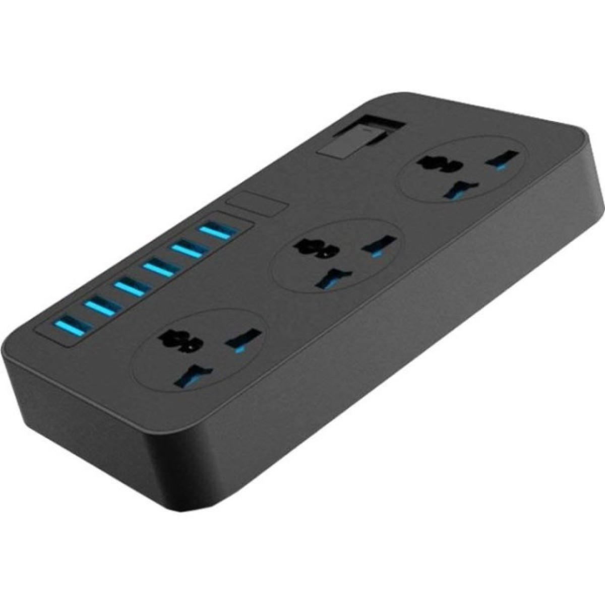 Мережевий фільтр живлення Voltronic TВ-Т09, 3роз, 6*USB Black (ТВ-Т09-Black) 98_98.jpg - фото 3