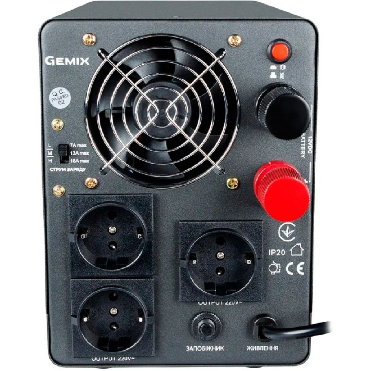 ИБП Gemix PSN-2000U 98_98.jpg - фото 3