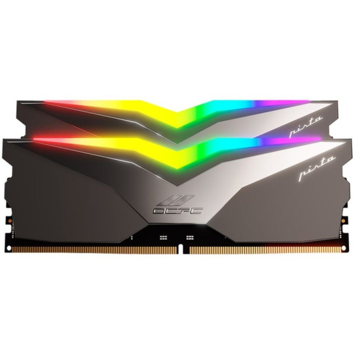 Оперативна пам'ять DDR5 64Gb 6200MHz (2*32Gb) OCPC PISTA RGB C40 Titan, Retail Kit (MMPT2K64GD562C40T) 98_98.jpg - фото 1