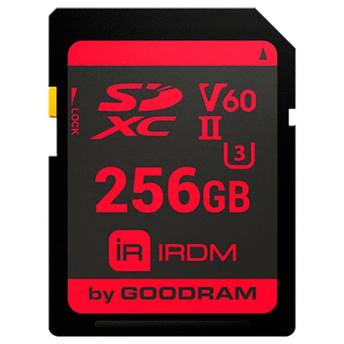 Карта памяти Goodram SDXC IRDM S6B0 256GB UHS-II U3 V60 (IR-S6B0-2560R11) 98_98.jpg - фото 1
