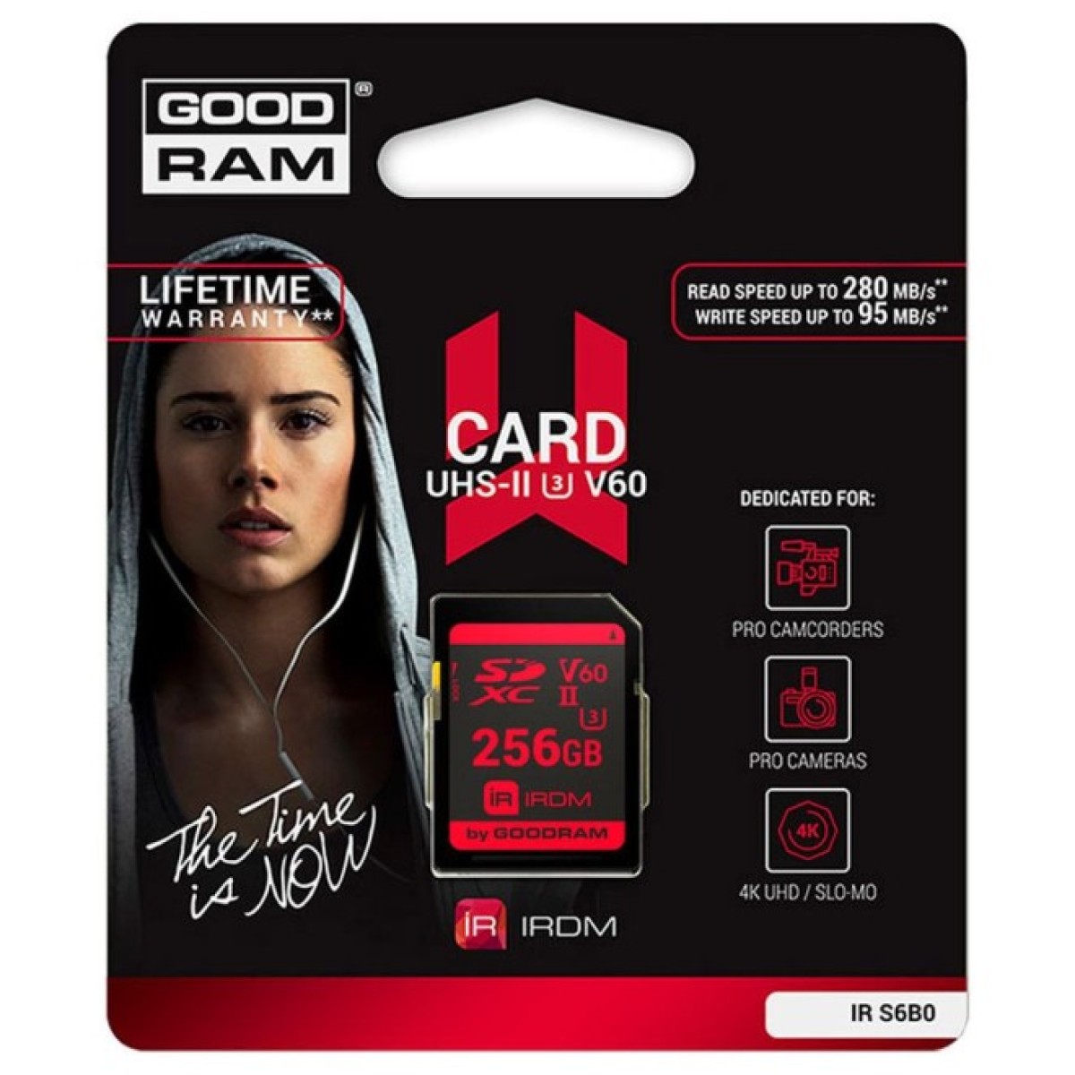 Карта памяти Goodram SDXC IRDM S6B0 256GB UHS-II U3 V60 (IR-S6B0-2560R11) 98_98.jpg - фото 2