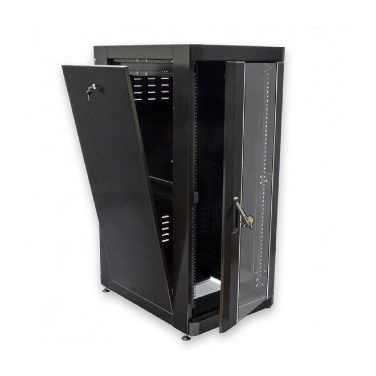Шкаф 19" 28U, 610х865 мм (Ш*Г), усиленный, черный (UA-MGSE2868MB) 98_98.jpg - фото 11
