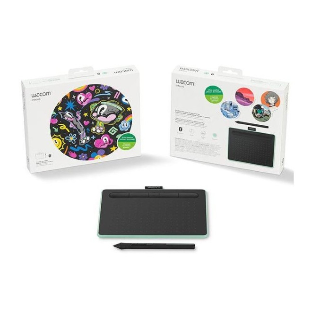 Графический планшет Wacom Intuos M Bluetooth pistachio (CTL-6100WLE-N) 98_98.jpg - фото 5