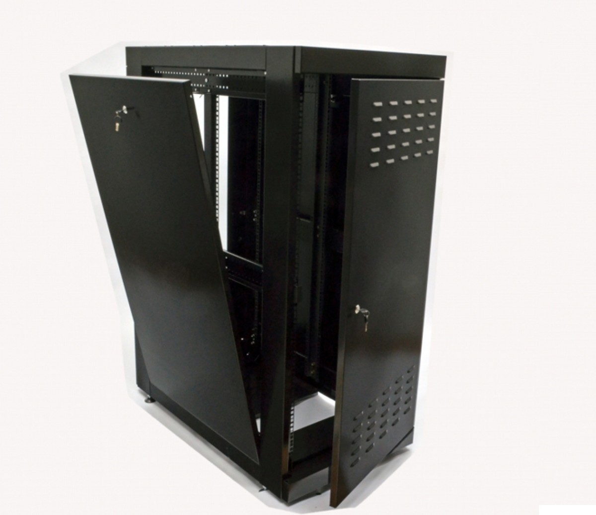 Серверна шафа CMS 24U 610Х1055 мм посилена чорна (UA-MGSE24610MB) 98_85.jpg - фото 8
