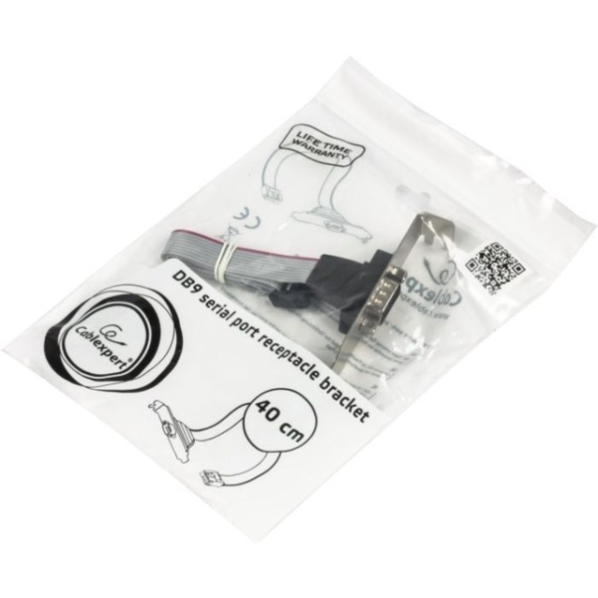Кабель для передачи данных 1xCOM Low profile Cablexpert (CC-DB9ML-01) 98_98.jpg - фото 2