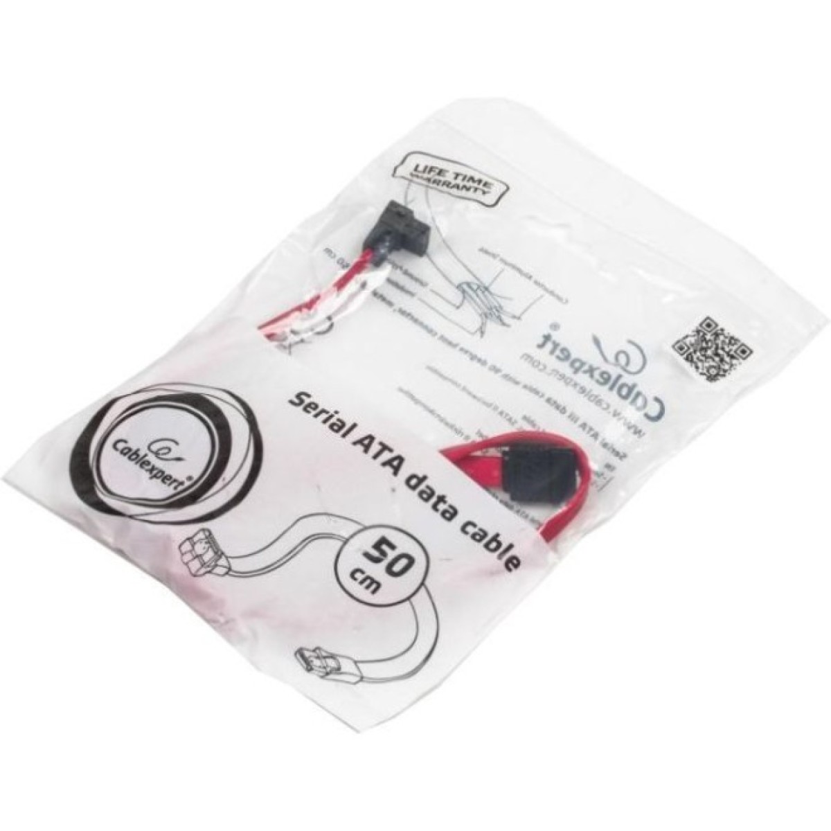 Кабель для передачи данных SATA III 0.5m Cablexpert (CC-SATAM-DATA90) 98_98.jpg - фото 2